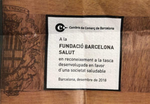 Lee más sobre el artículo La Cambra de Comerç de Barcelona premia a Fundació Barcelona Salut