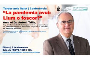 Lee más sobre el artículo “Covid per anys” según el epidemiólogo Antoni Trilla en un acto de Barcelona Salut